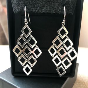 Sterling Silver Chandelier Earrings